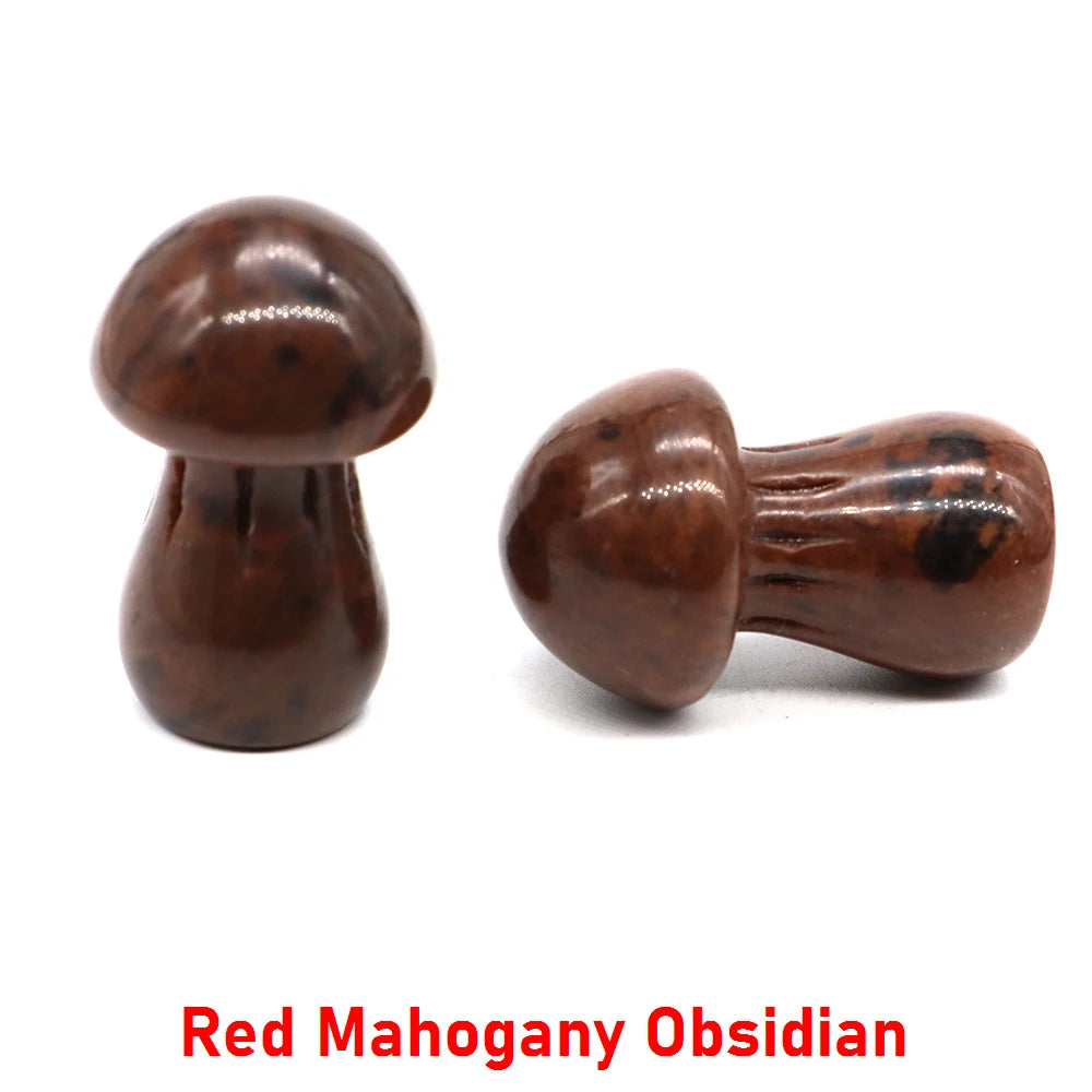 1.5" Crystal Mushroom Mineral Healing Home Decoration