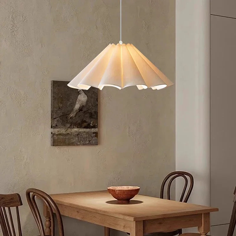 Fabric Led Chandelier Pendant Lamp, Adjustable Cord