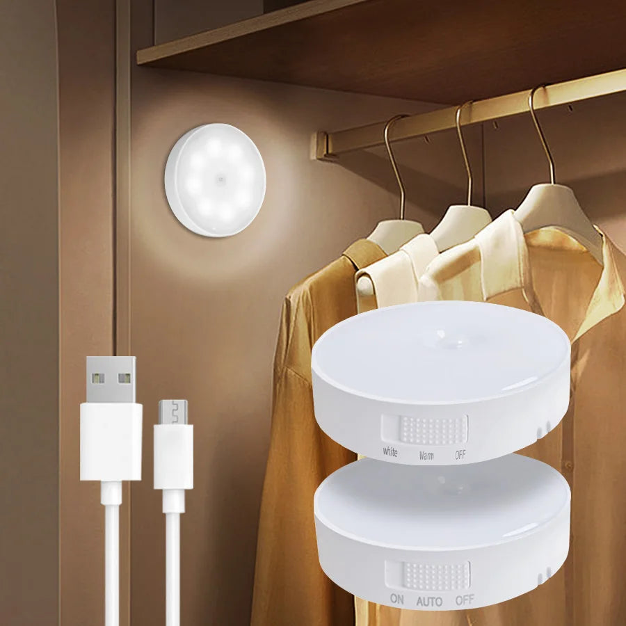 Rechargeable LED Lights Motion Sensor Night Light