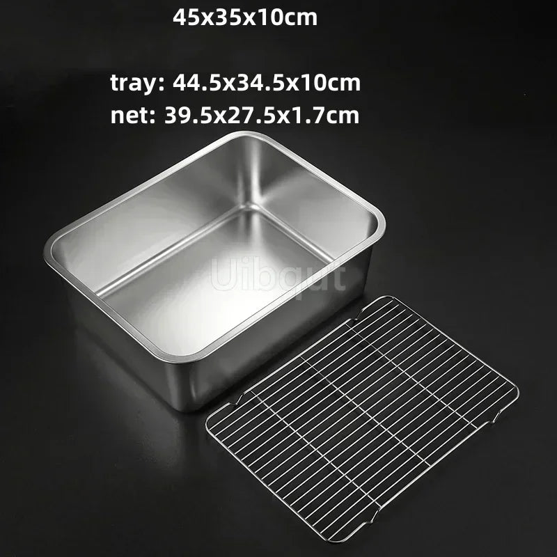 Stainless Steel Trays, Storage, Kitchen Containers, Lids