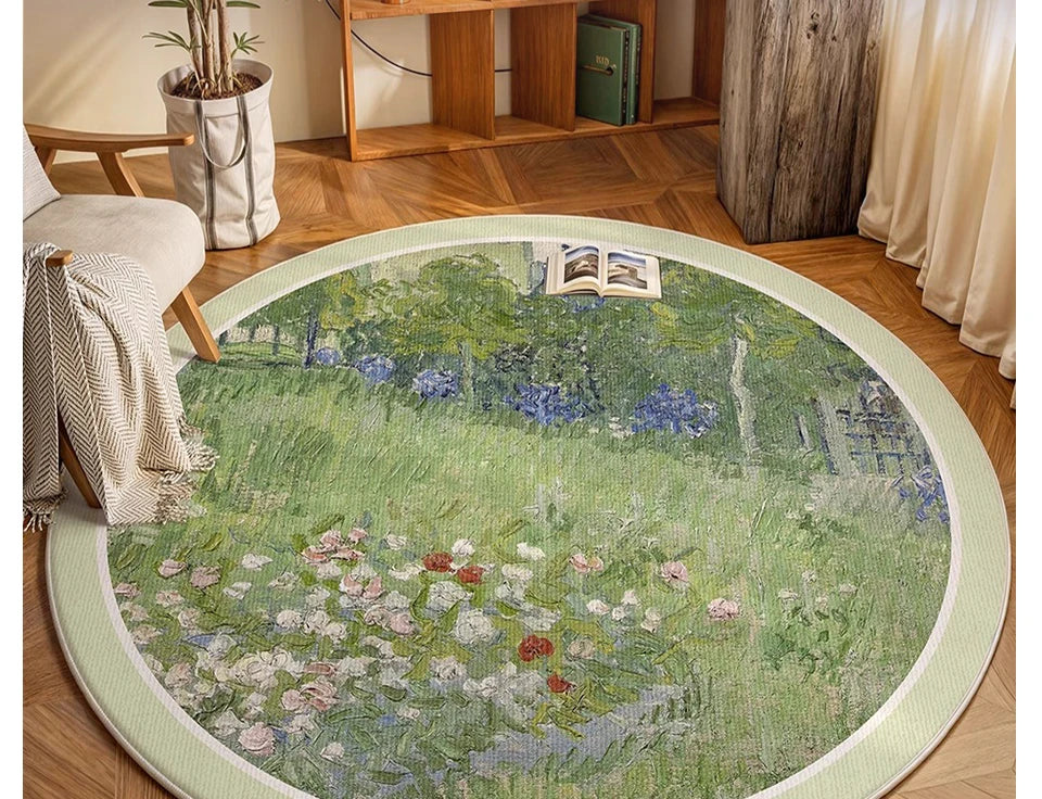 Round, Soft, Anti-slip Carpets