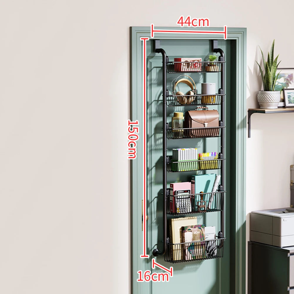 Over The Door Storage Organizer, Metal Hanging Shelf
