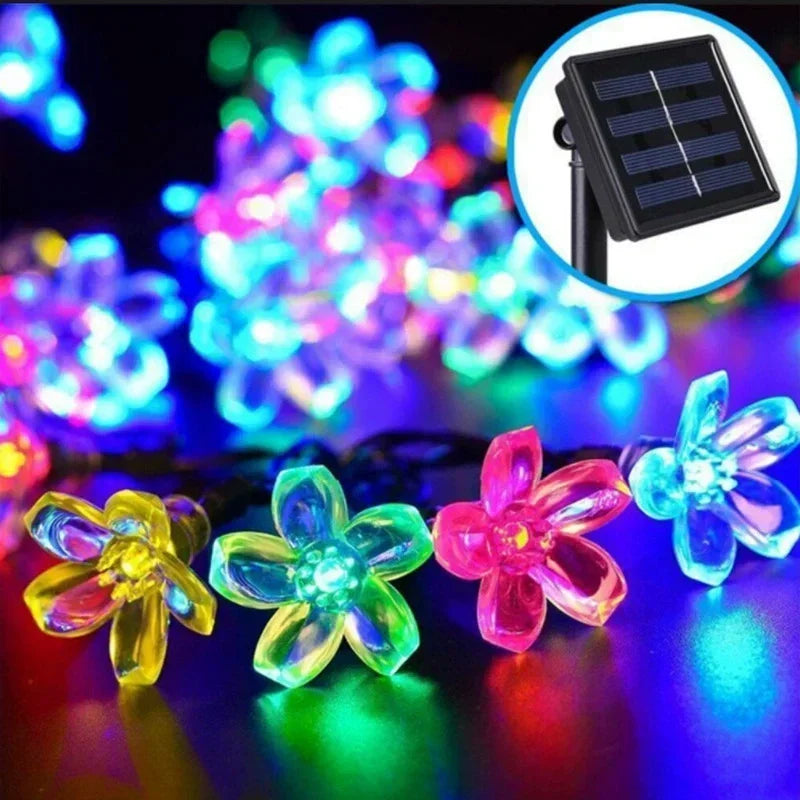 Solar LED Cherry Blossom Light String