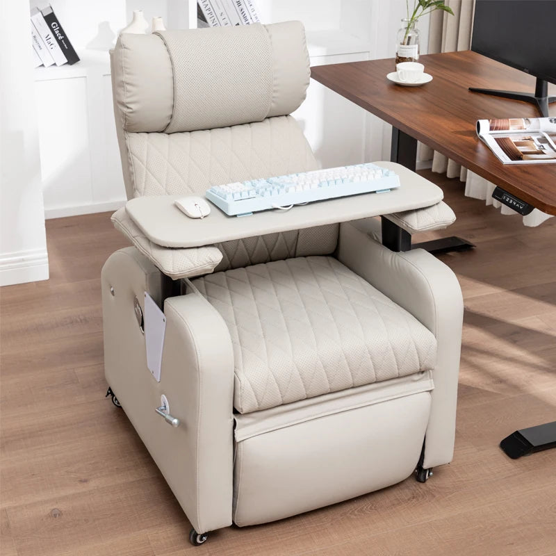 Leather Sofa Lounge Armchair Living Room Recliner