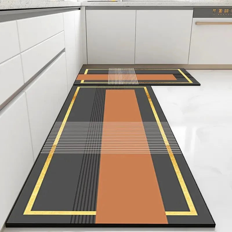 Waterproof Floor Mat, Long Strip Carpets