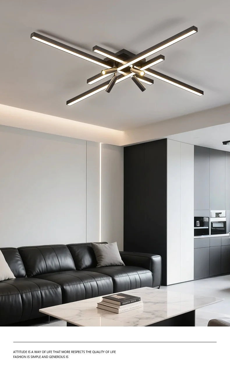 Ceiling Lights Long Line lamps, w/wo Remote