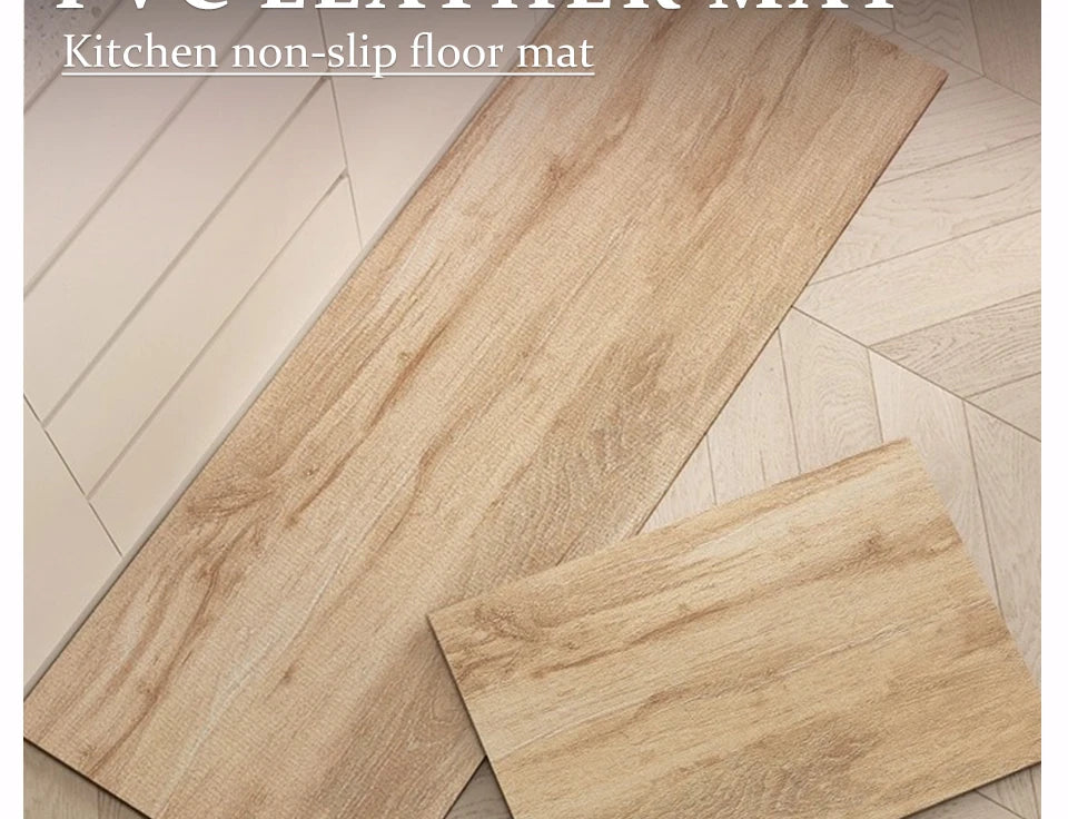 Waterproof Floor Mat, Imitation Wood, Long Size
