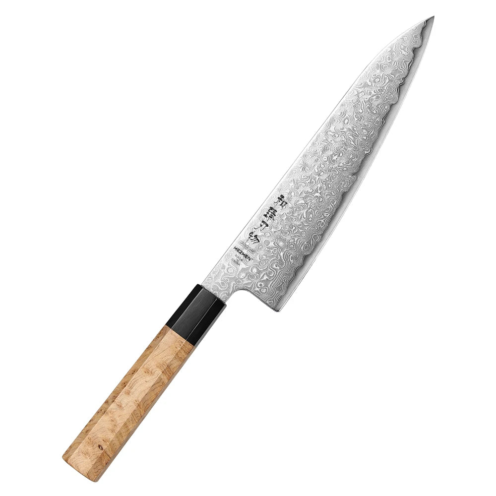 1PC Or 3PC Knife Set Damascus Steel Chef Knives