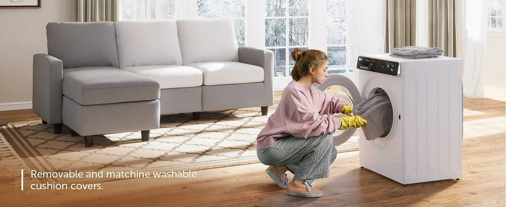 3-Pc. Convertible Sleeper, Storage