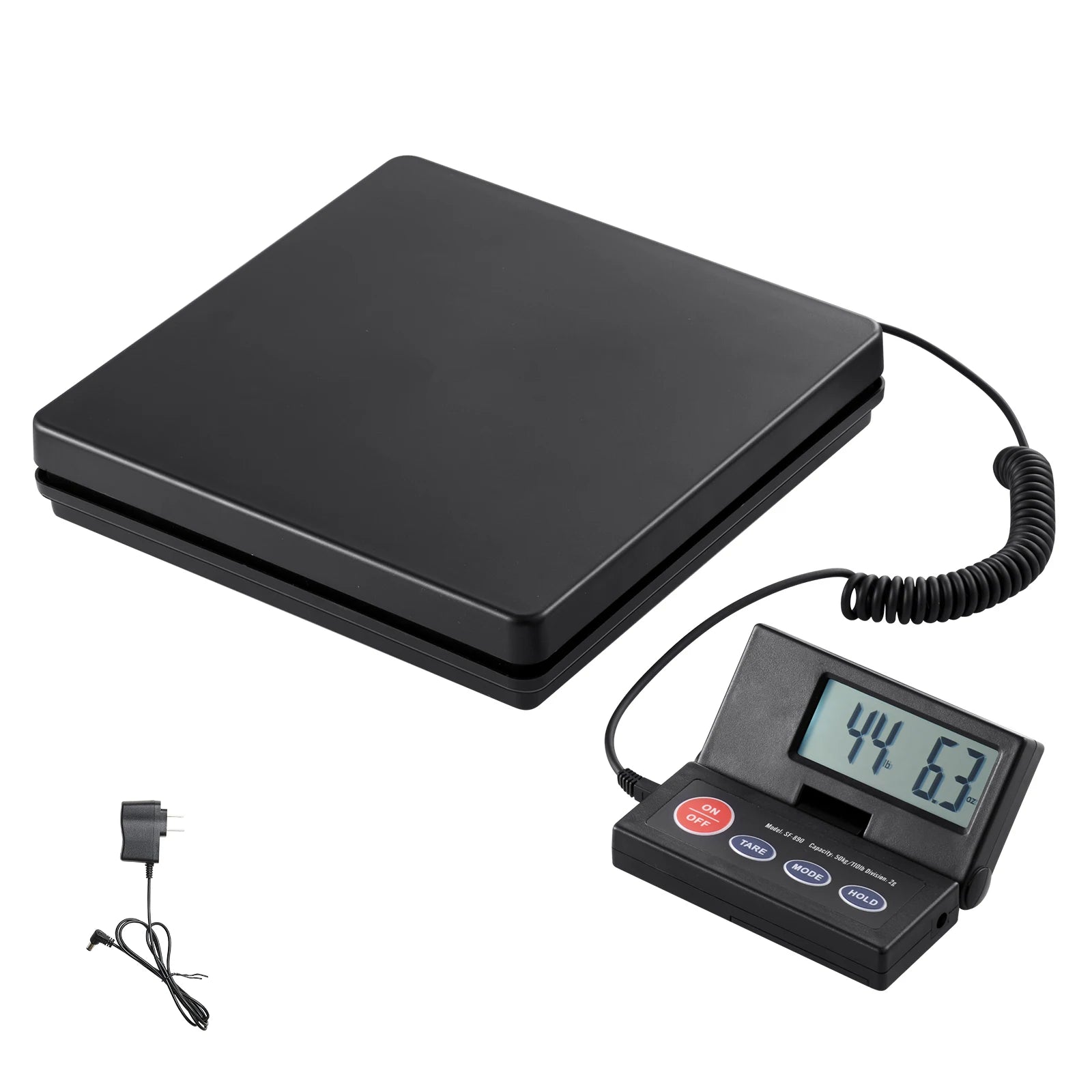 110 lbs Digital Postal Shipping Scale with Time