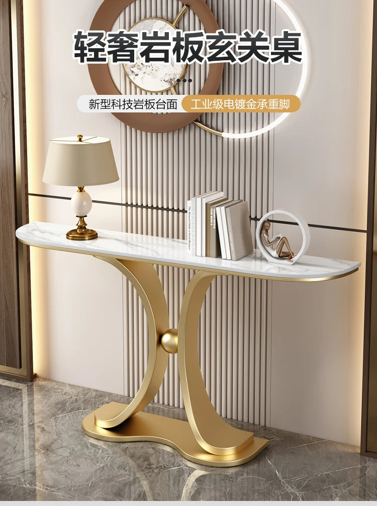 Hallway Lobby Marble Console Table