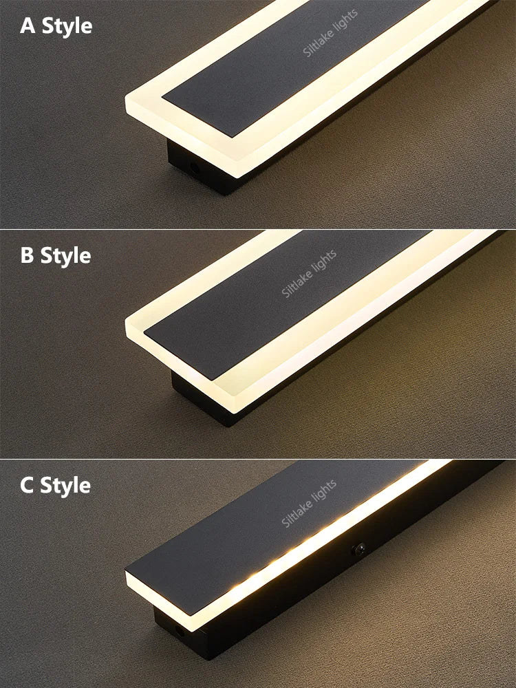 Waterproof LED strip background wall lamp