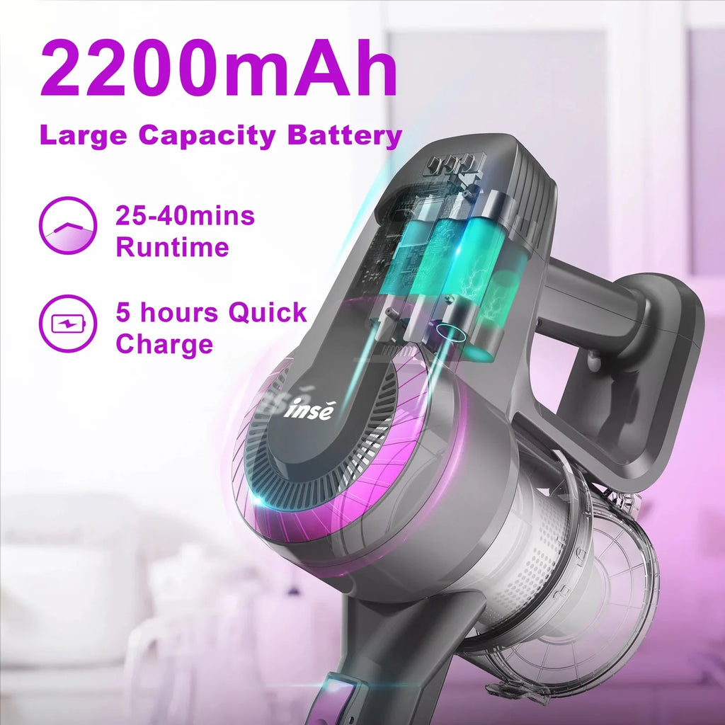 Cordless Lightweight Stick Handheld Vacuum Cleaner