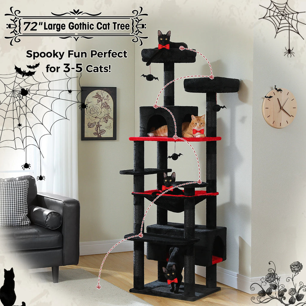 Large Cat Tree and Tower for Indoor Cats