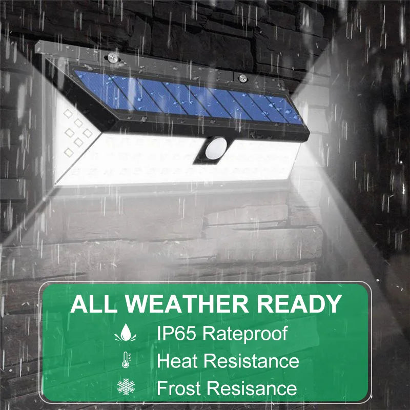 Motion Sensor Solar Lights w/wo Remote