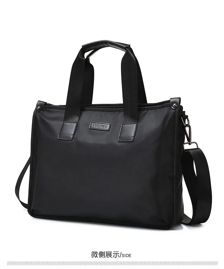 Business Briefcase Polyester Laptop Crossbody Bag