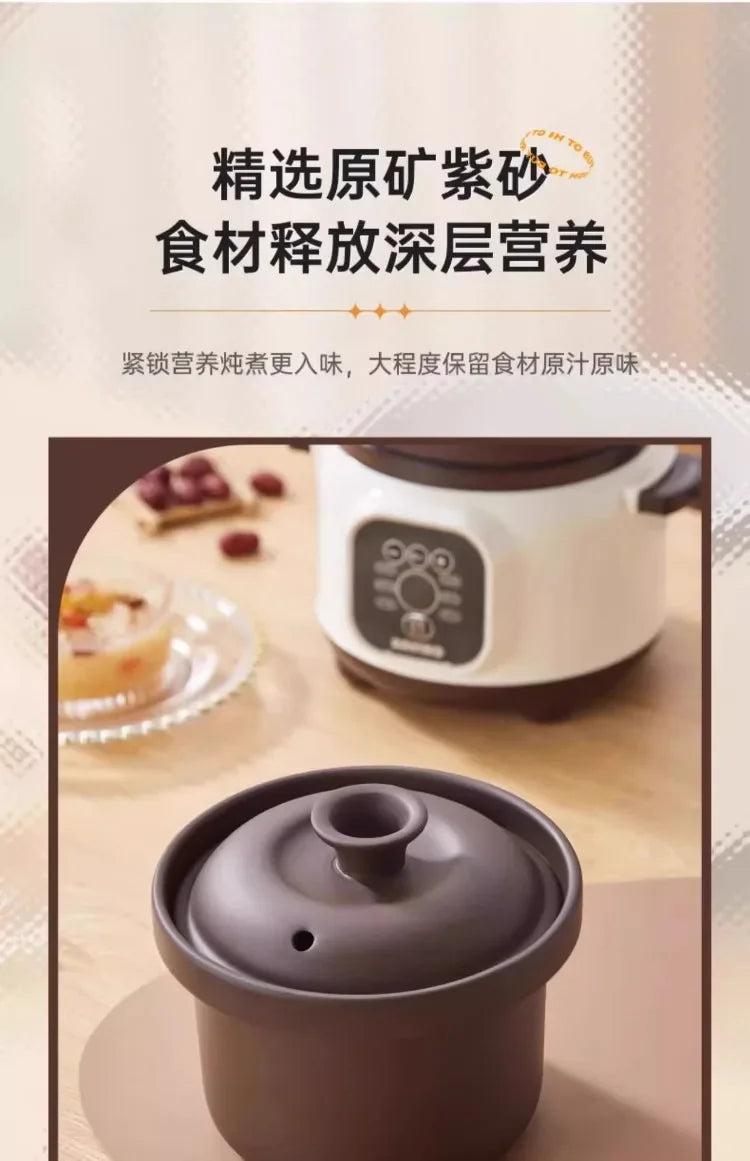 110V Electric Clay Pot Slow Cooker