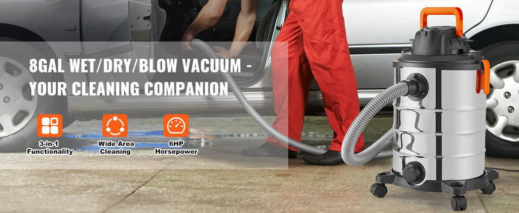 Stainless Steel Wet Dry Shop Vacuum