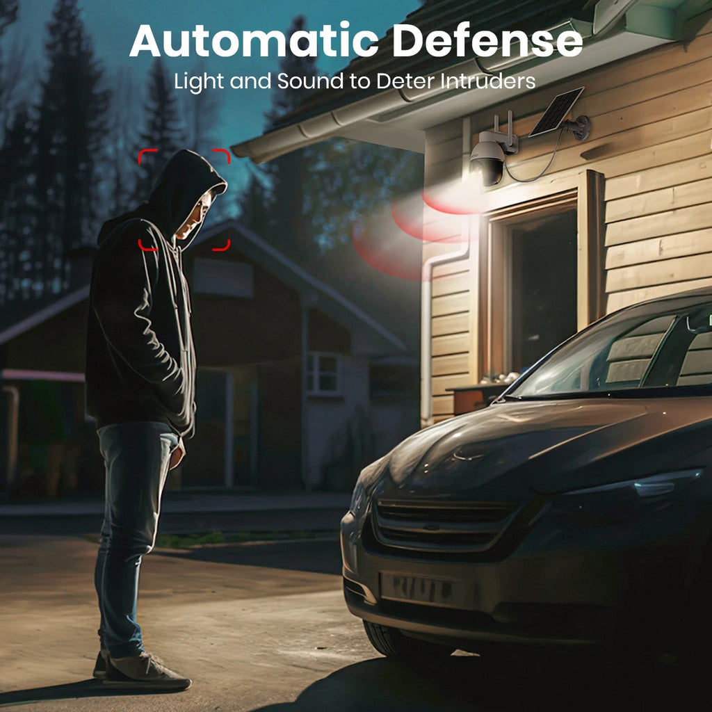 Solar Security Camera, WIFI, 2-Way Audio