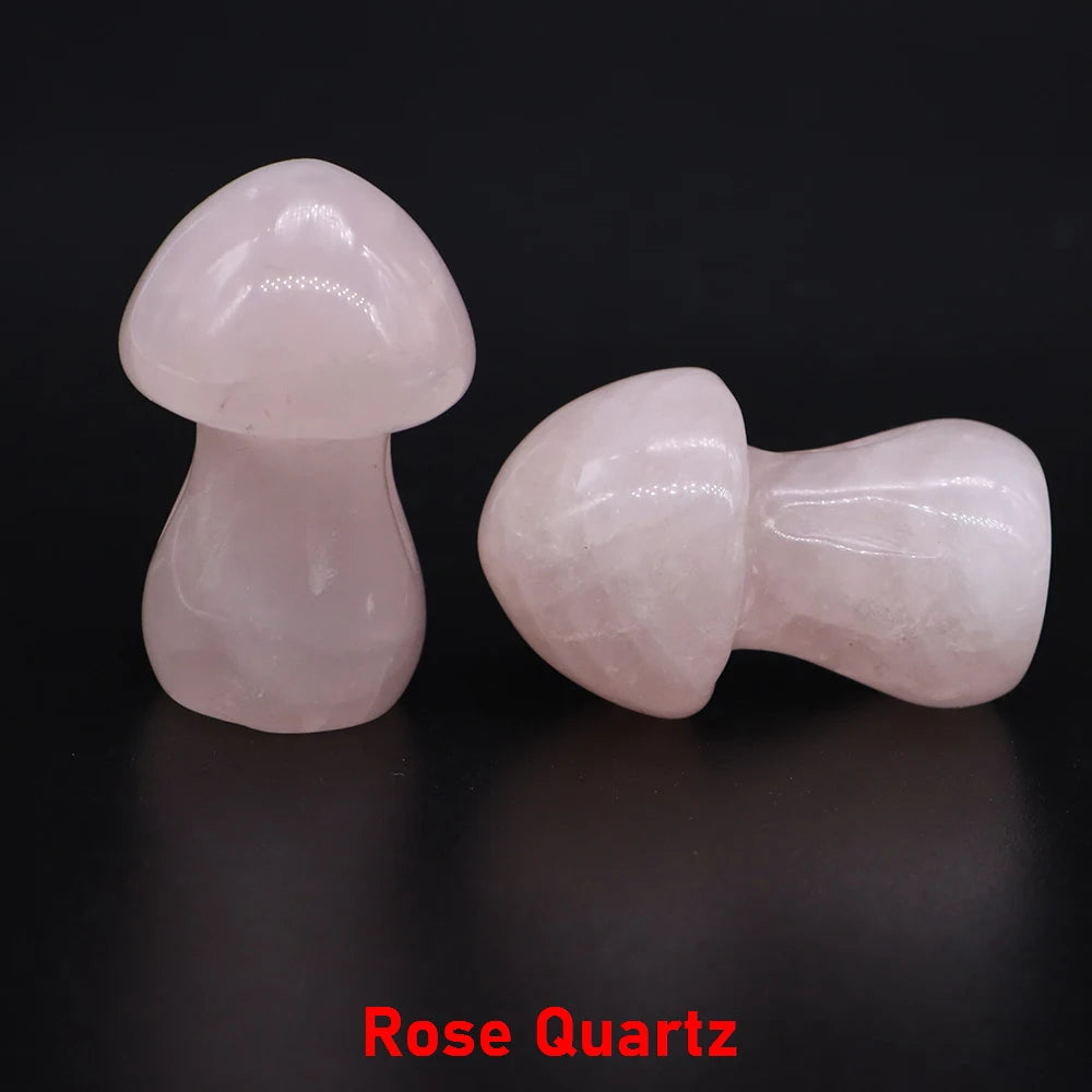 1.5" Crystal Mushroom Mineral Healing Home Decoration