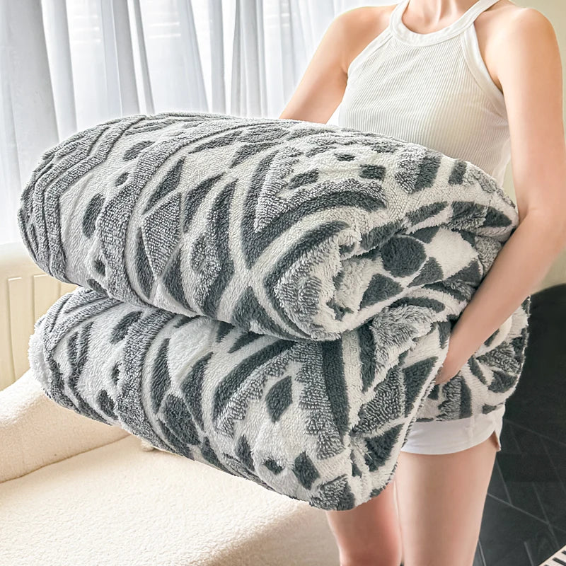 Fleece Blanket, Artificial Wool, Various Colors, Sizes