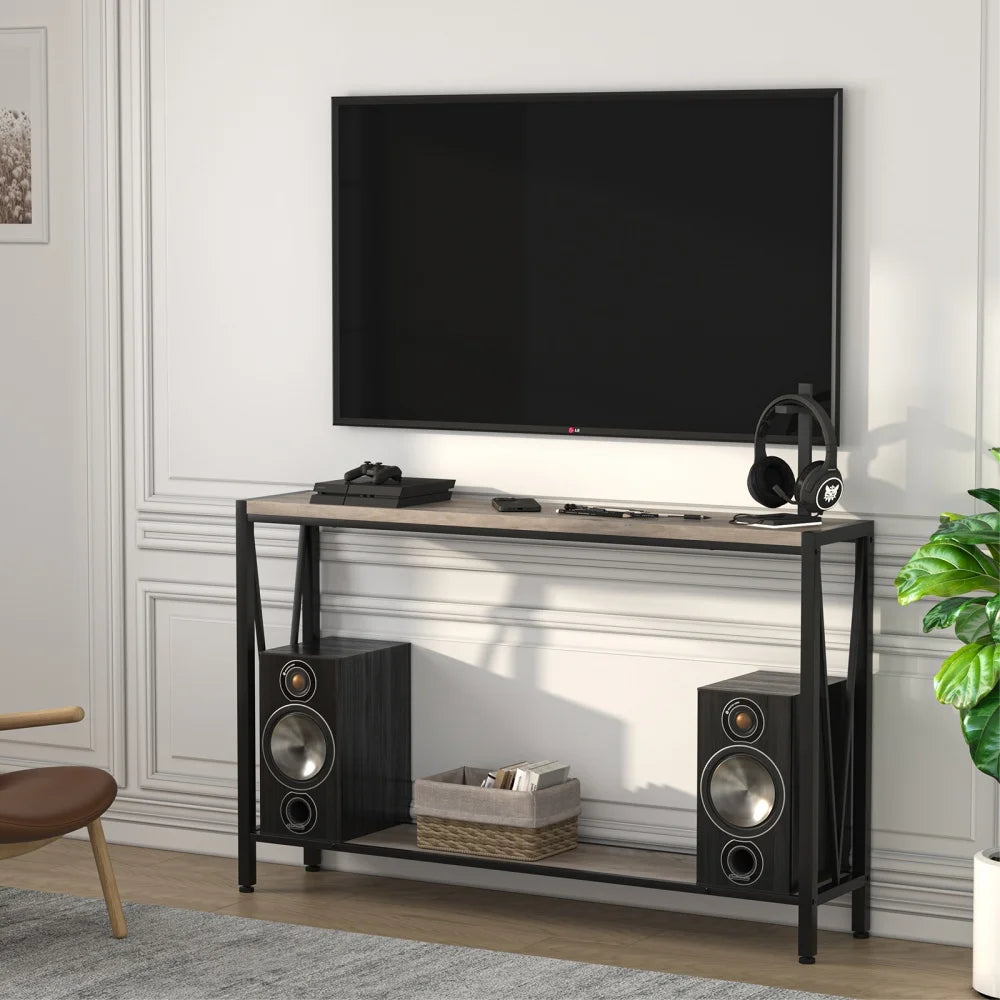 2-Tier Entryway Table with Storage