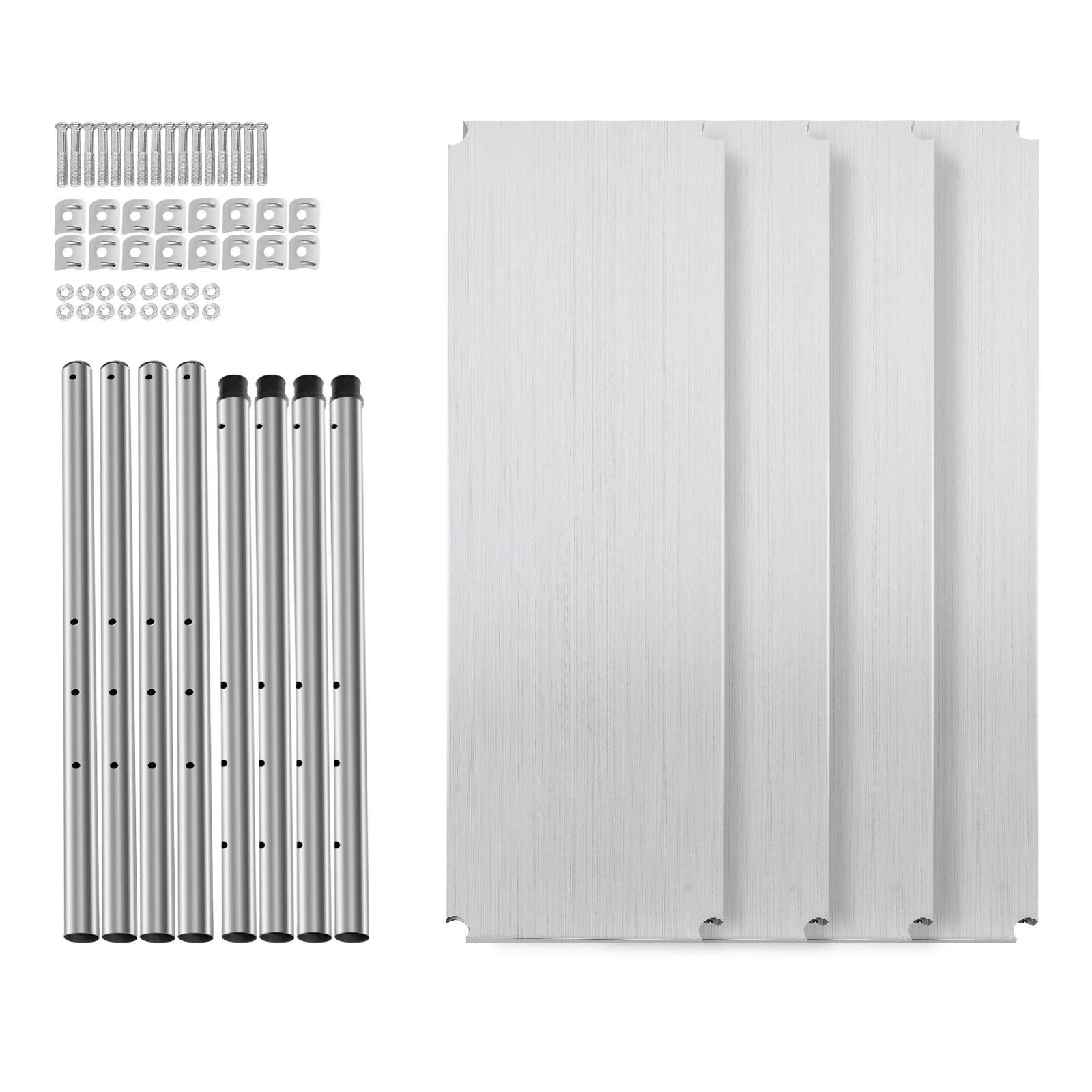 3-Tier 201 Stainless Steel Adjustable Storage Rack