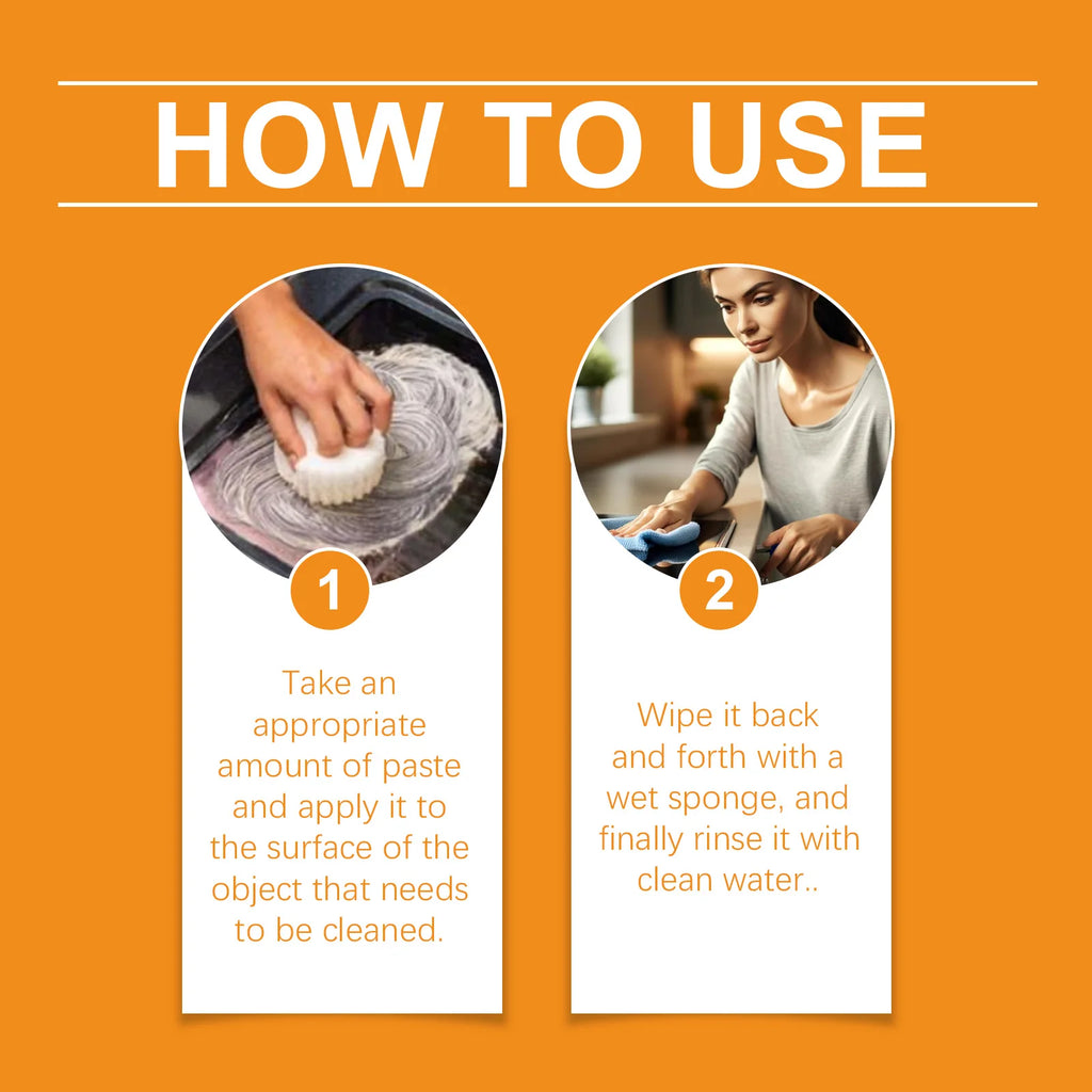 5pc Kitchen Oil, Dust, Stain, Grease Remover Cream