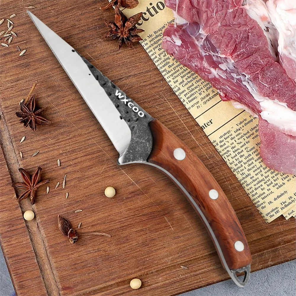 Handmade Forged Kitchen Knives 1-5 Pcs Set