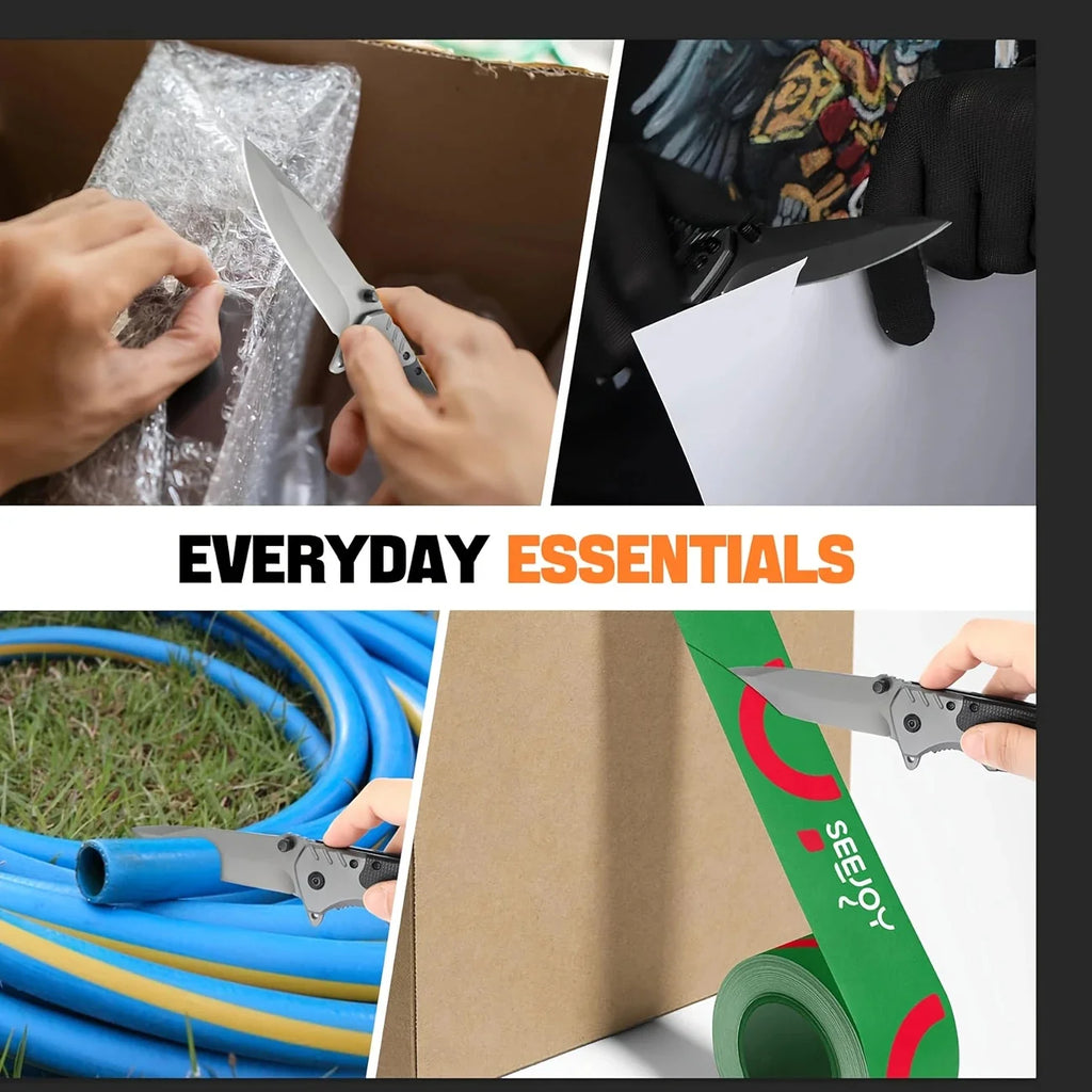 Folding Knife, Glass Breaker, Seat Belt Cutter