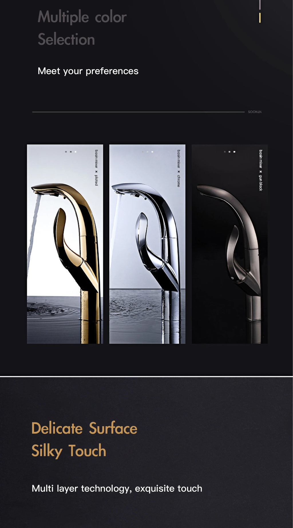 gold kitchen faucet, pull-out, 2 function Sprayer