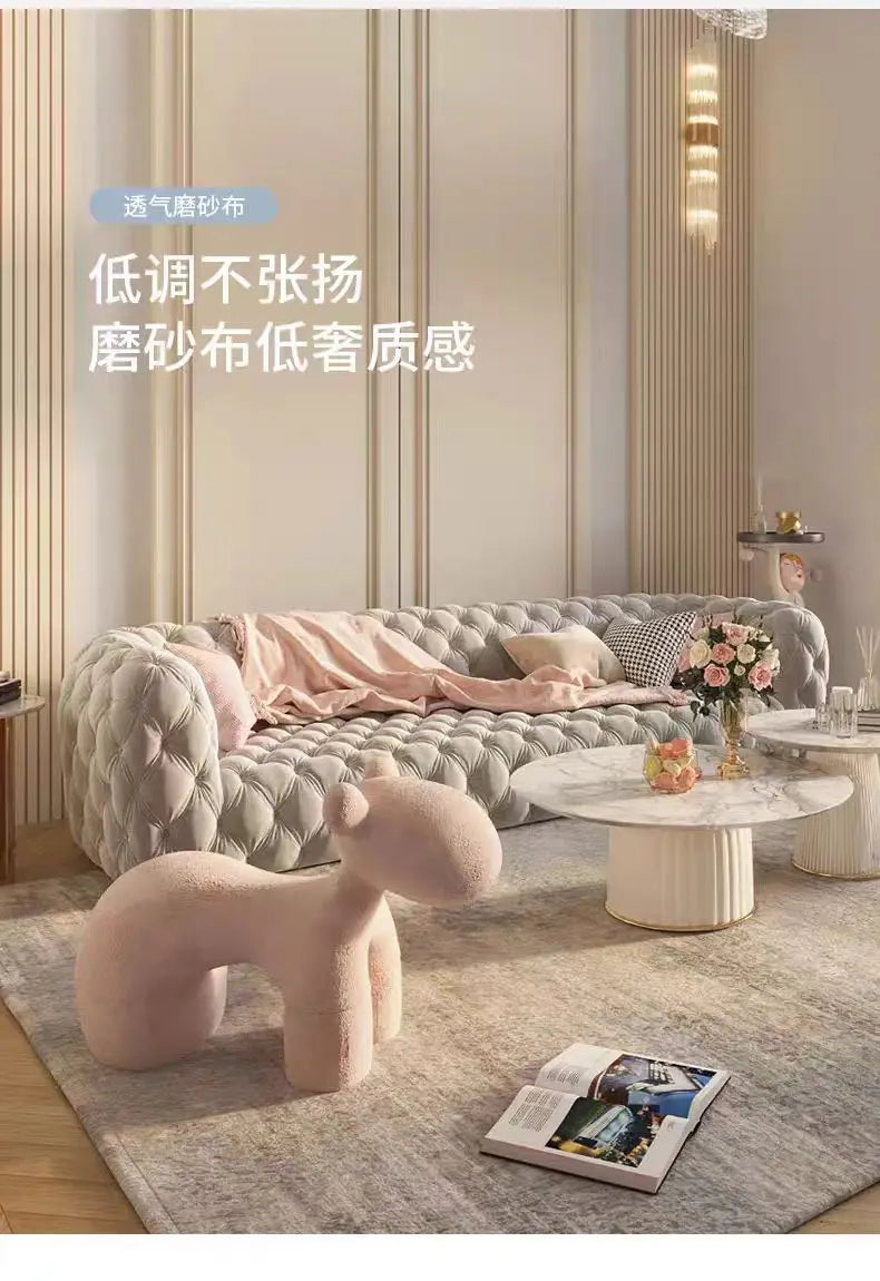 Living Room Sofa Modern Luxury White