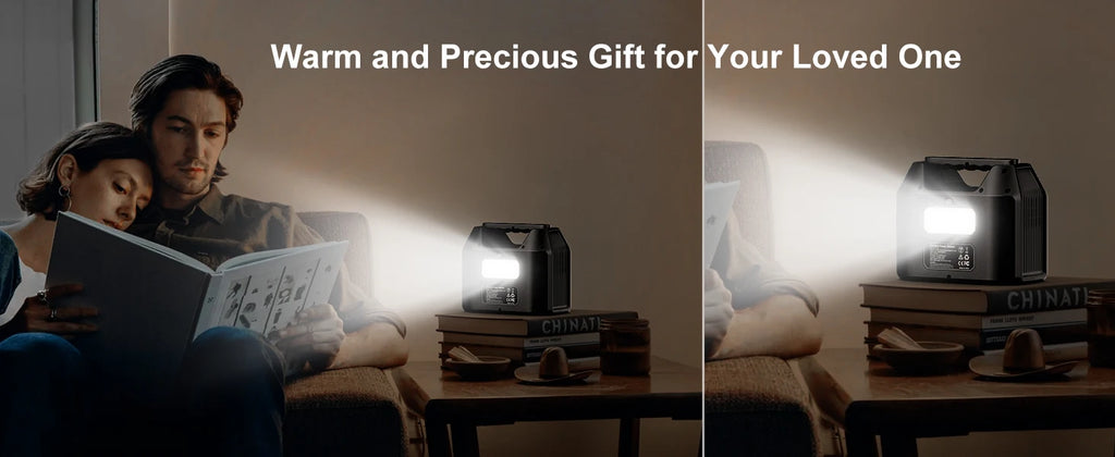 150W Power Bank with AC 110V, Camping/Home/RV