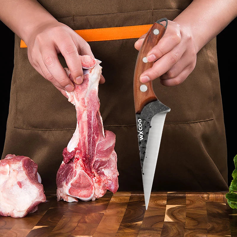 Handmade Forged Kitchen Knives 1-5 Pcs Set