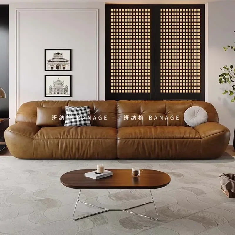 Leatherette Living Room Sectional Sofa Sets