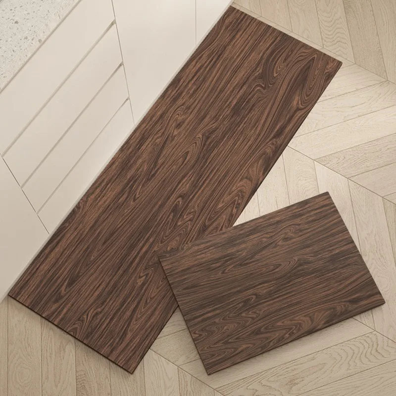 Waterproof Floor Mat, Imitation Wood, Long Size
