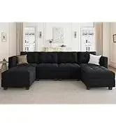 L Shaped Couch with Reversible Chaise.