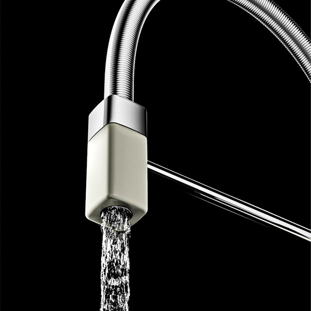 kitchen faucet with single handle, pull-out Spray