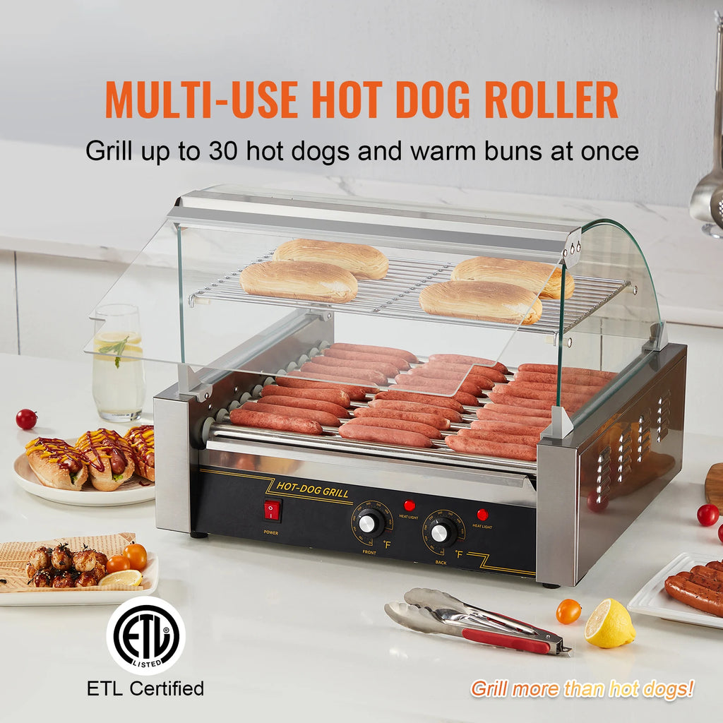 Hot Dog Roller Electric Sausage Maker Barbecue Grill