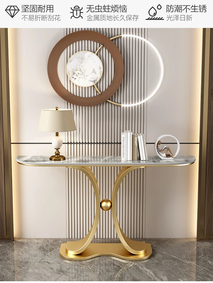Hallway Lobby Marble Console Table