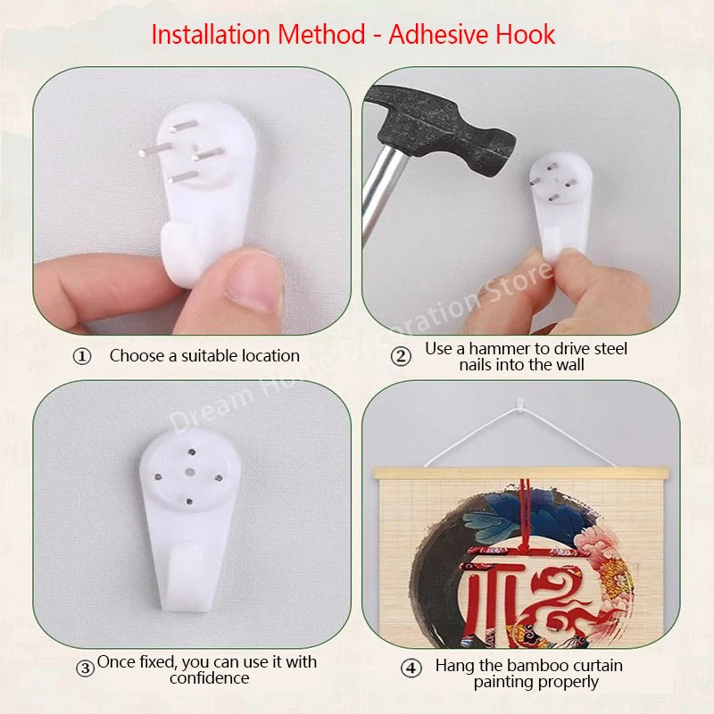 Bamboo Curtain Decoration, Various Patterns, Sizes