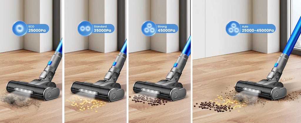 Cordless 45Kpa Stick Vacuum with LED Display
