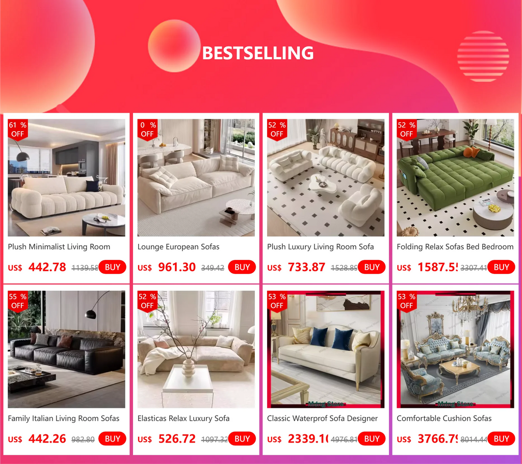 Designer Relaxing Sofas, Living Room, Bedroom