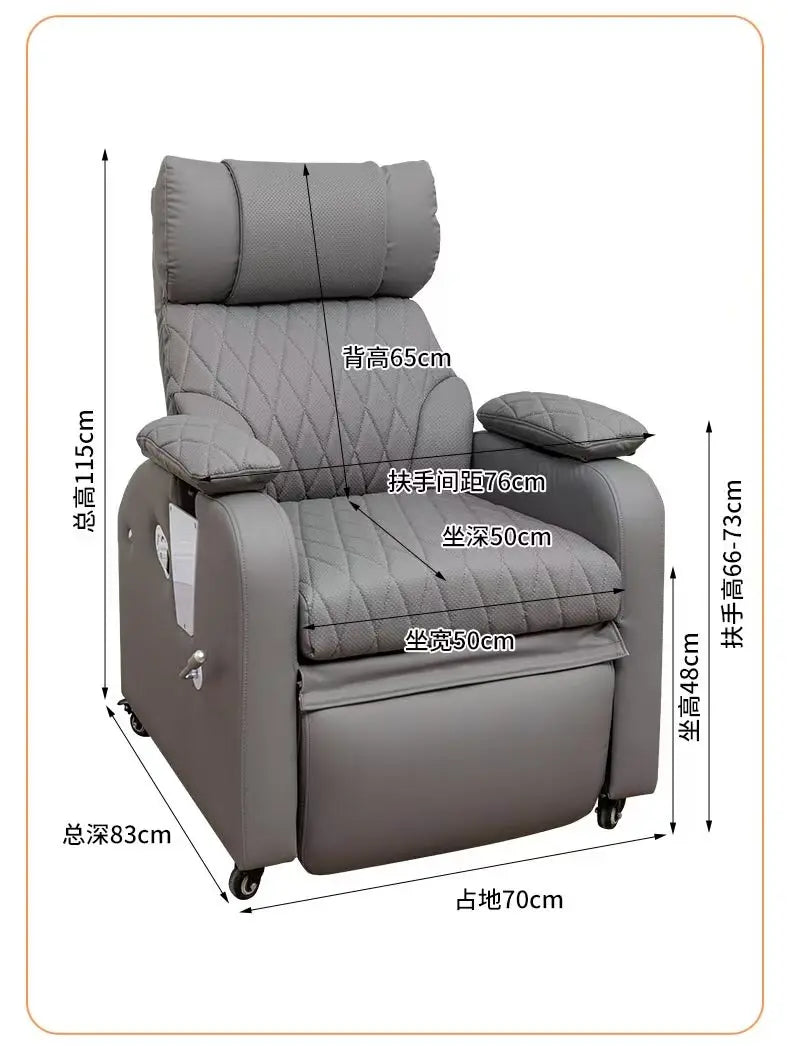 Leather Sofa Lounge Armchair Living Room Recliner