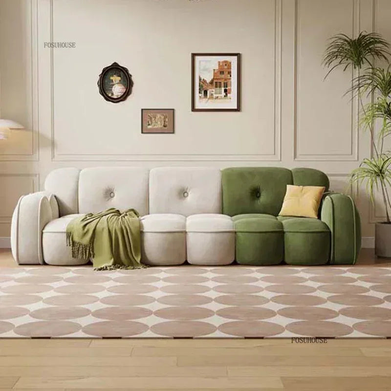 Brown Living Room, Small Apartment, Marshmallow Cloud Sofa