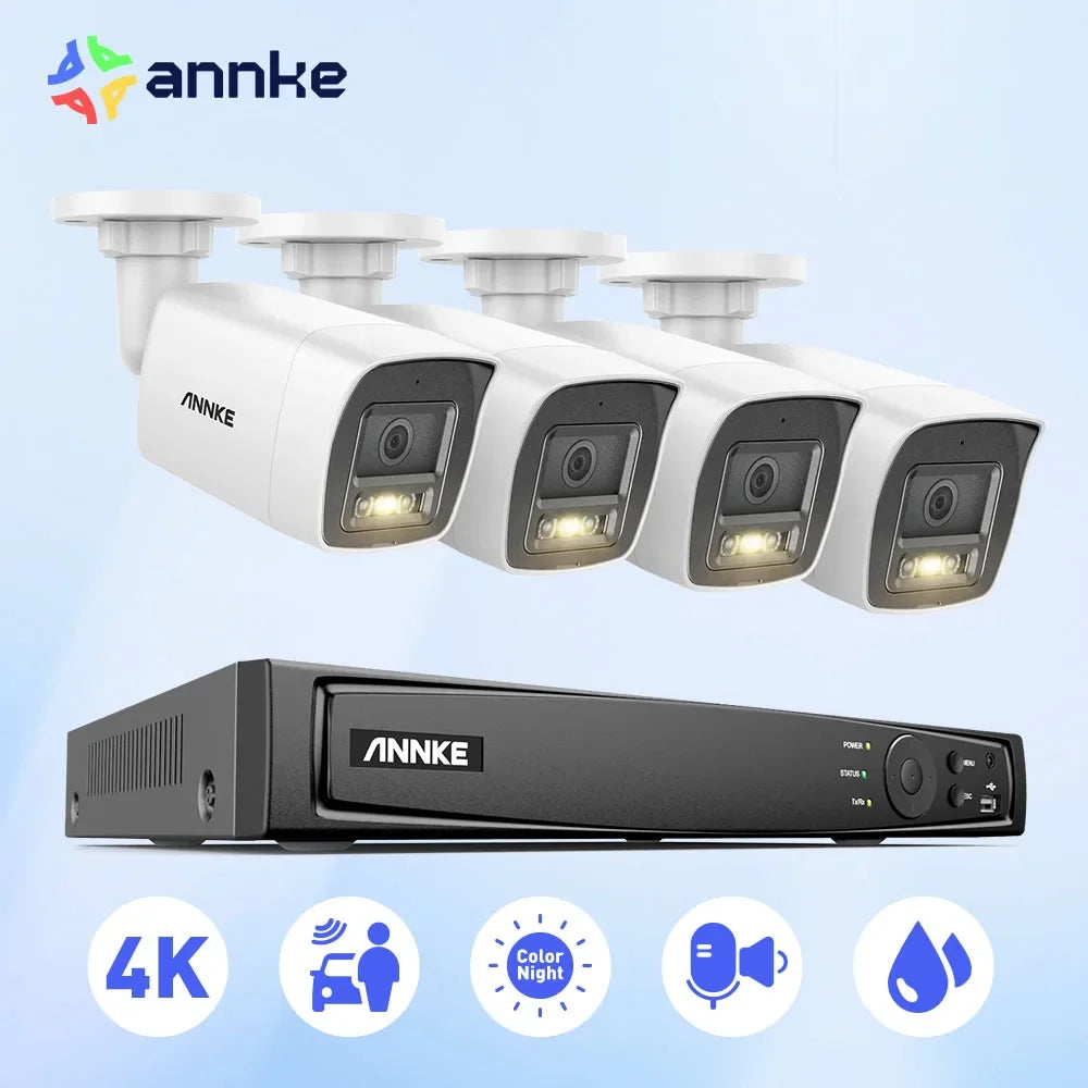 Video Surveillance System CCTV 2-Way Audio Recording