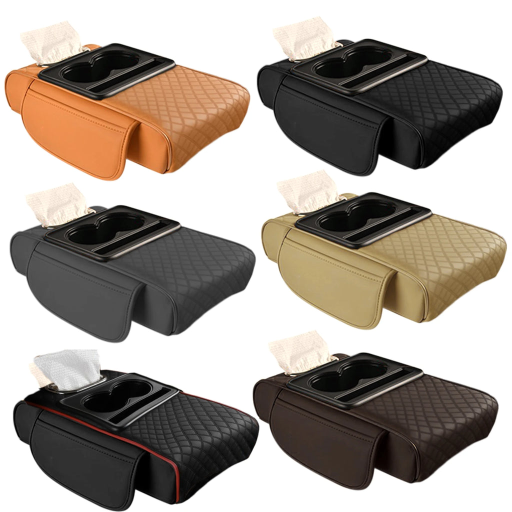 Armrest Heightening Cushion, Cup Holder Tissue Box
