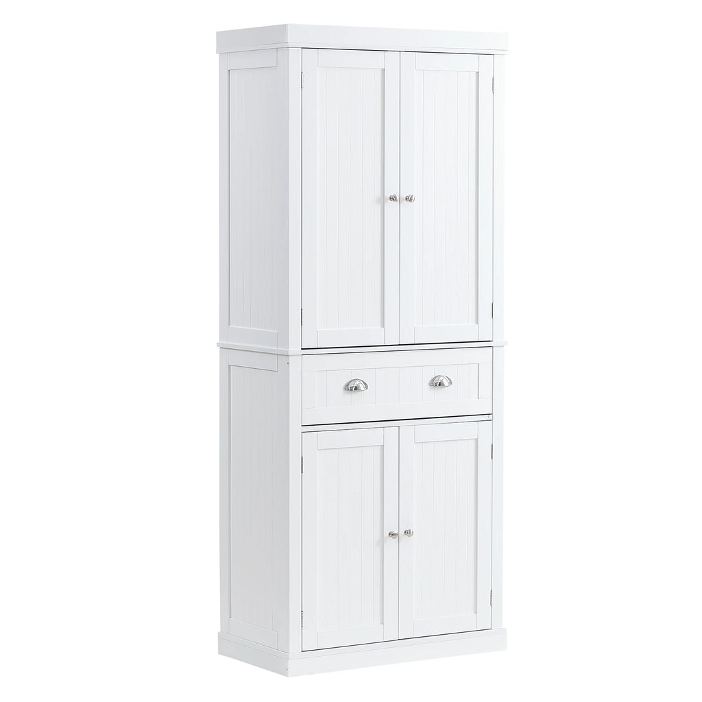 72" Freestanding Kitchen Pantry Storage Cabinet