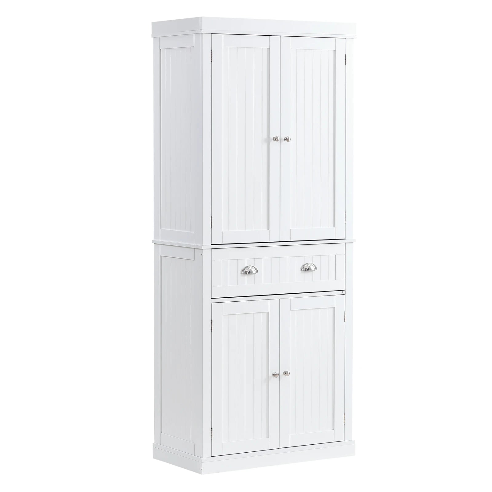 72" Freestanding Kitchen Pantry Storage Cabinet
