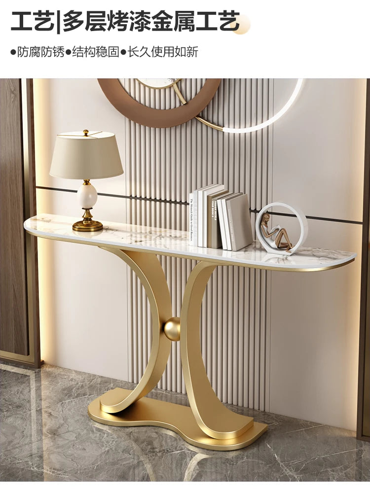 Hallway Lobby Marble Console Table